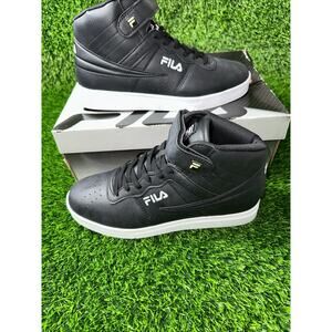 FILA Men Vulc 13 Black/White Mens size 9 basketball shoe high top